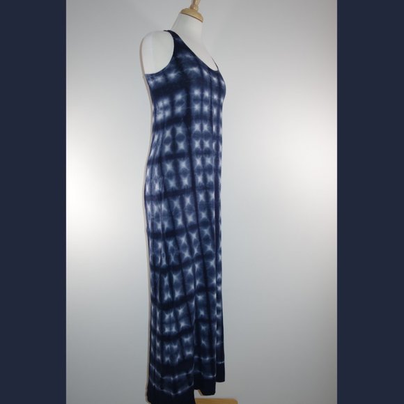Velvet Blue Tie Dye Dress - size M - Picture 8 of 13